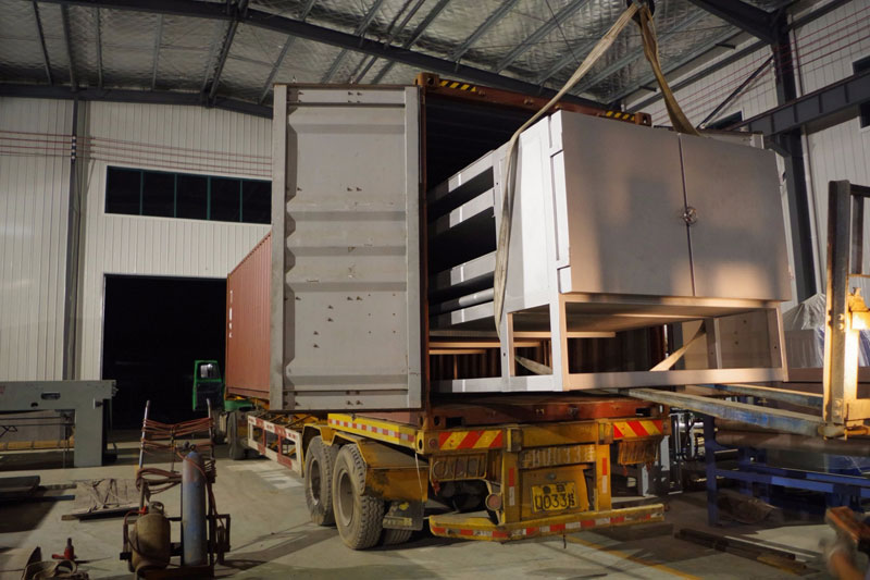 无纺布设备装机发货