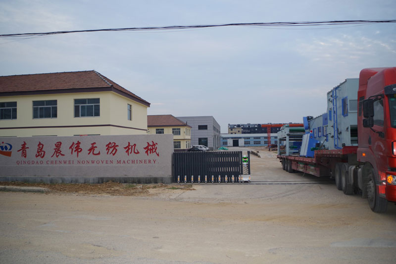 百洁布生产线发货