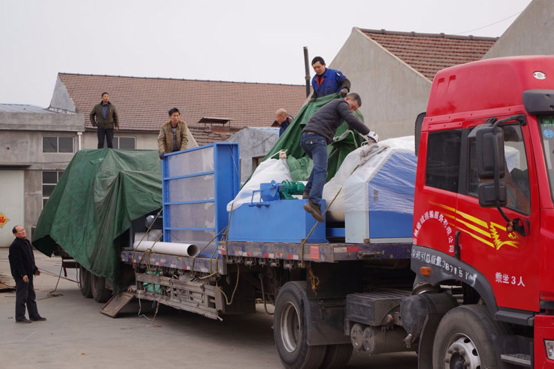 椰棕护坡生产线发货