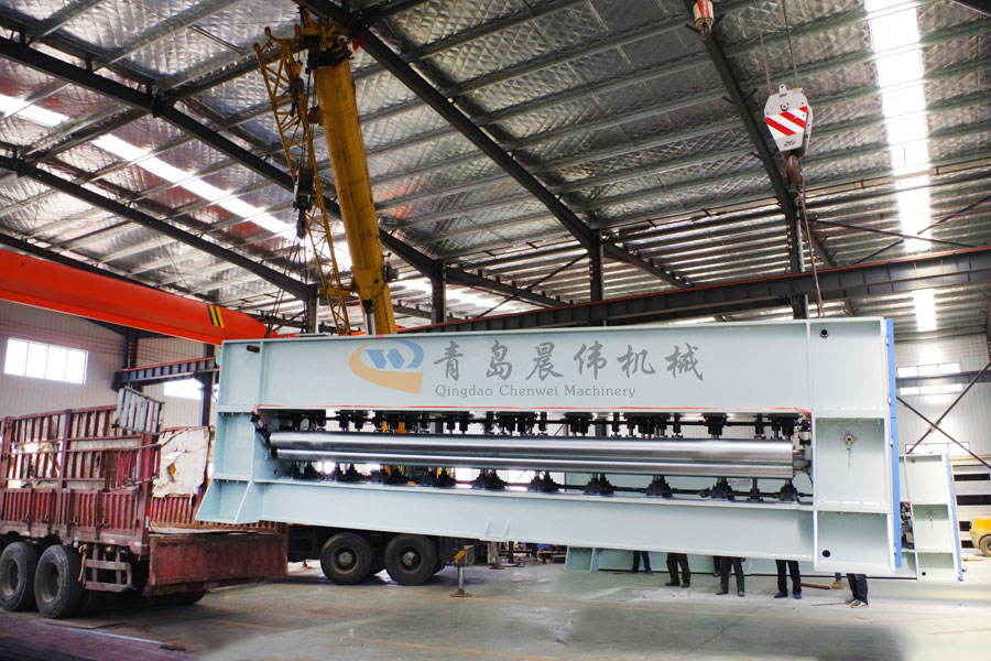 土工布设备生产线发货