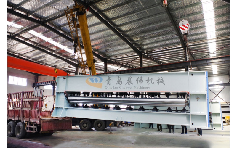 发往山东菏泽超宽型8m土工布设备生产线